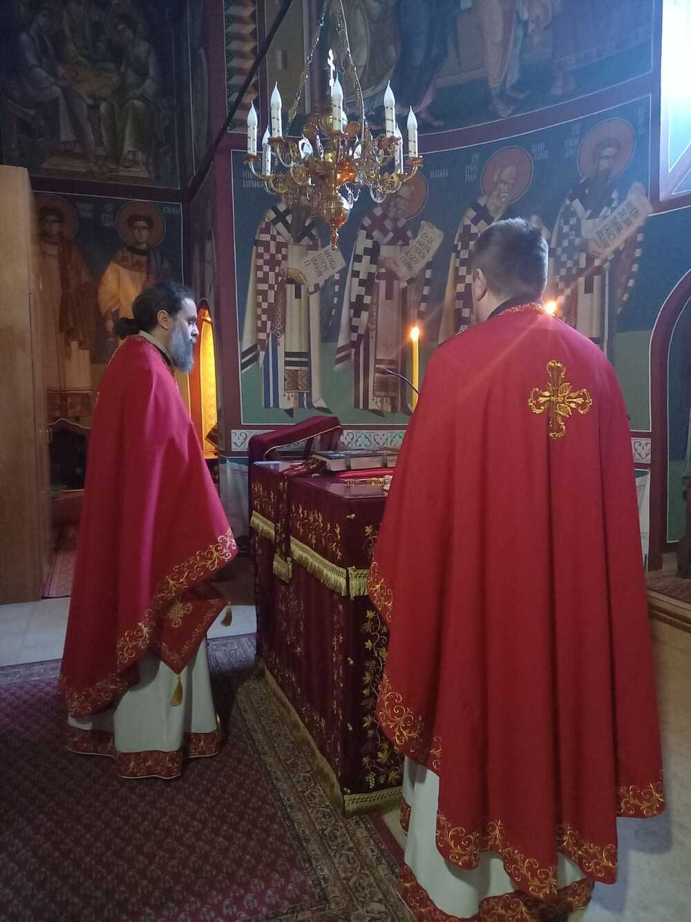 Божићна литургија у манастиру Рајиновац 2023. године