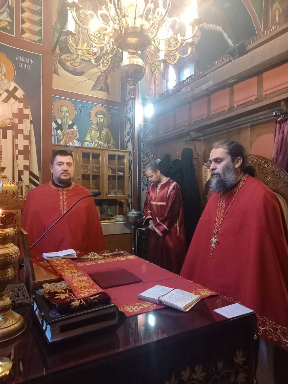 Божићна литургија у манастиру Рајиновац 2023. године