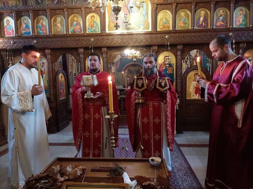 Божићна литургија у манастиру Рајиновац 2023. године
