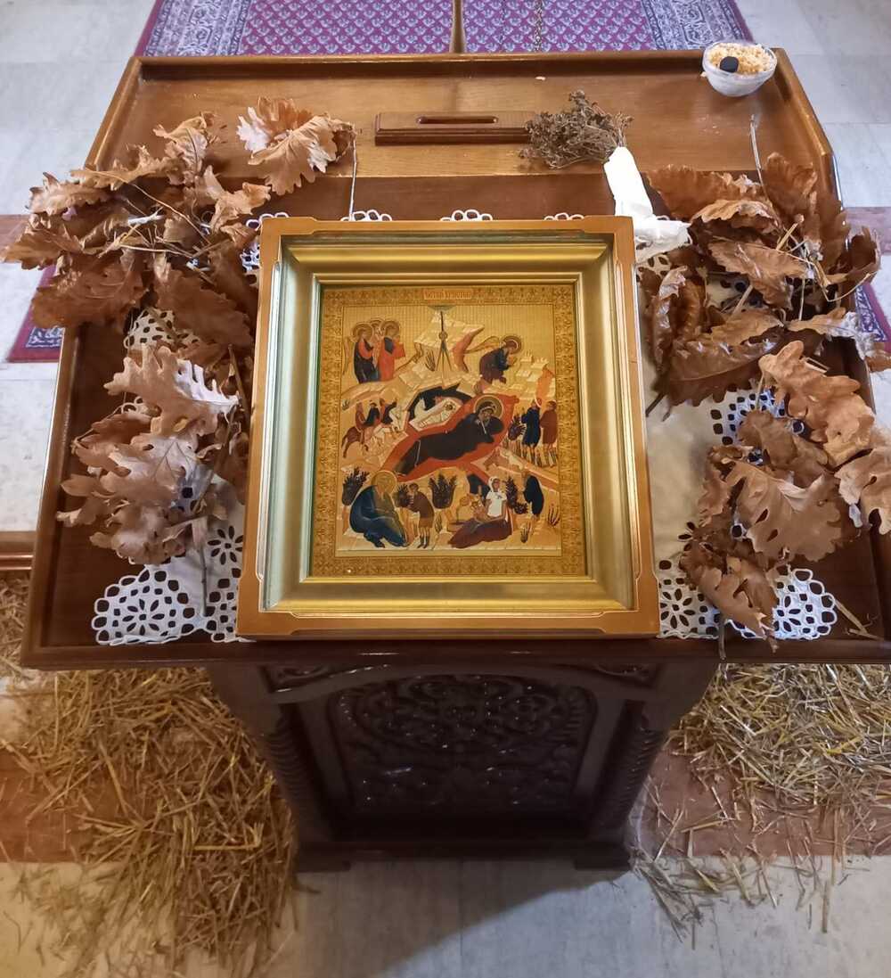 Божићна литургија у манастиру Рајиновац 2023. године