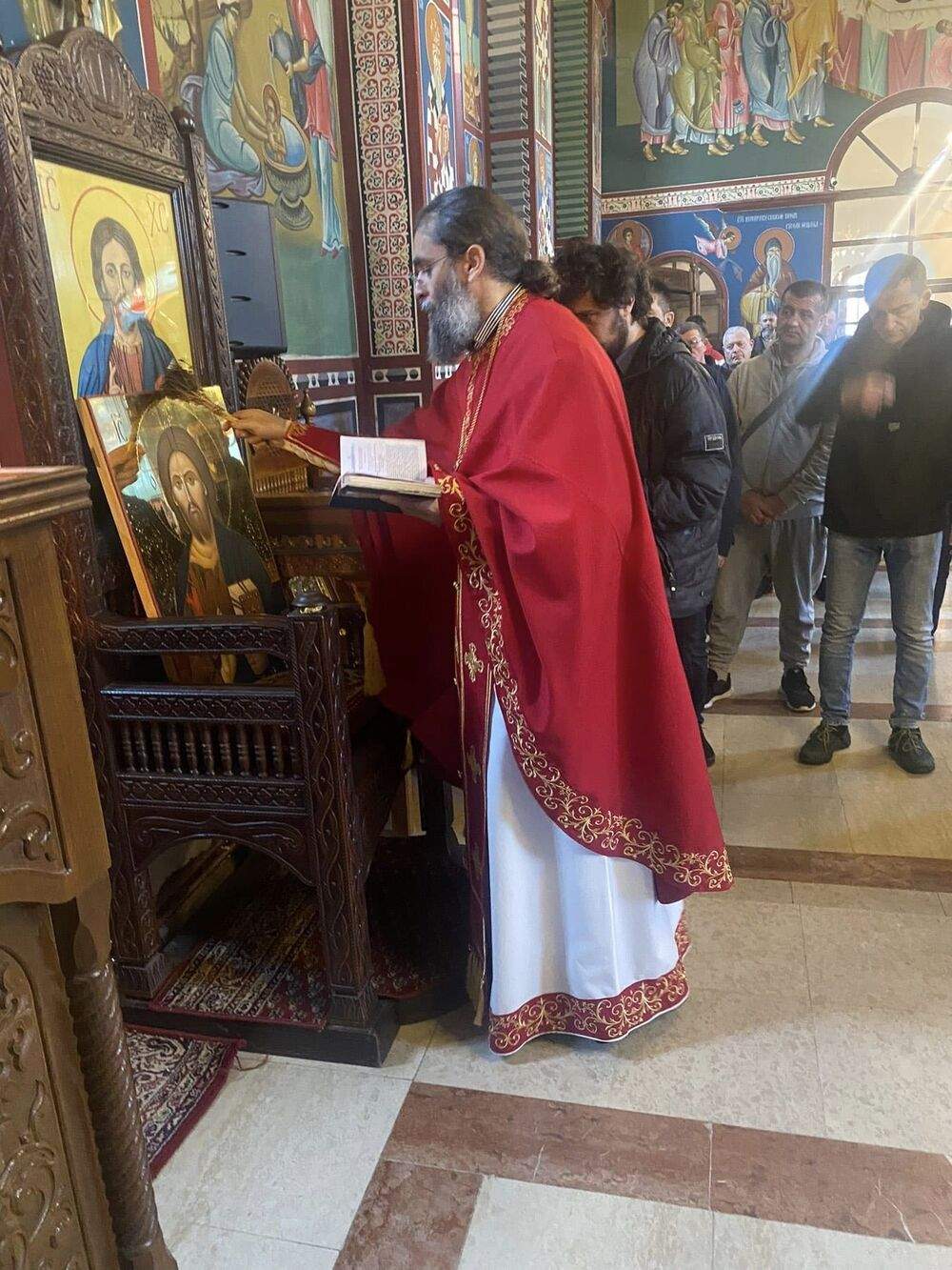 Недеља 26 по Педесетници у манастиру Рајиновцу.