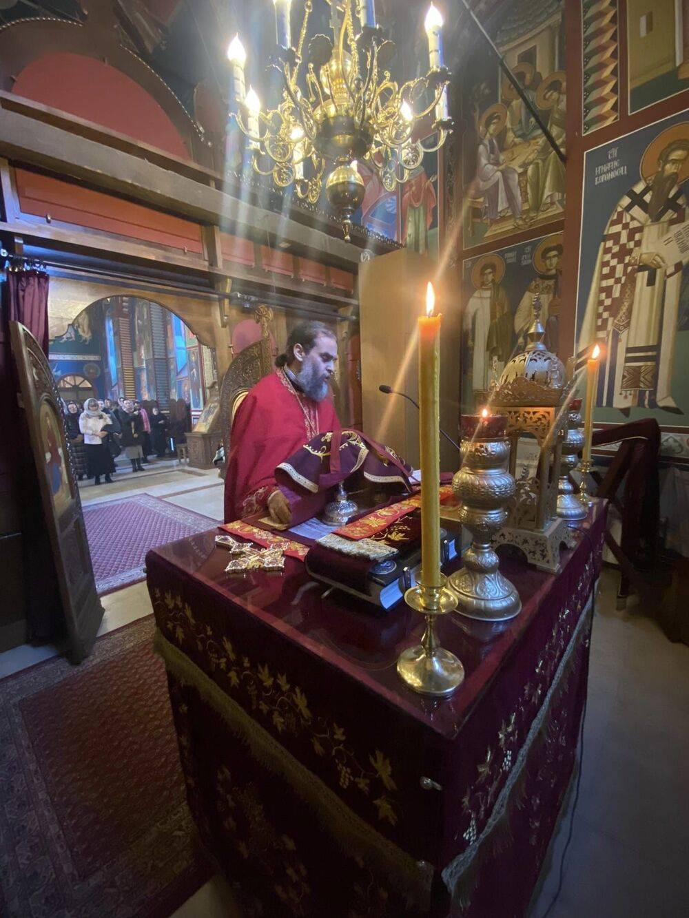 Недеља 26 по Педесетници у манастиру Рајиновцу.