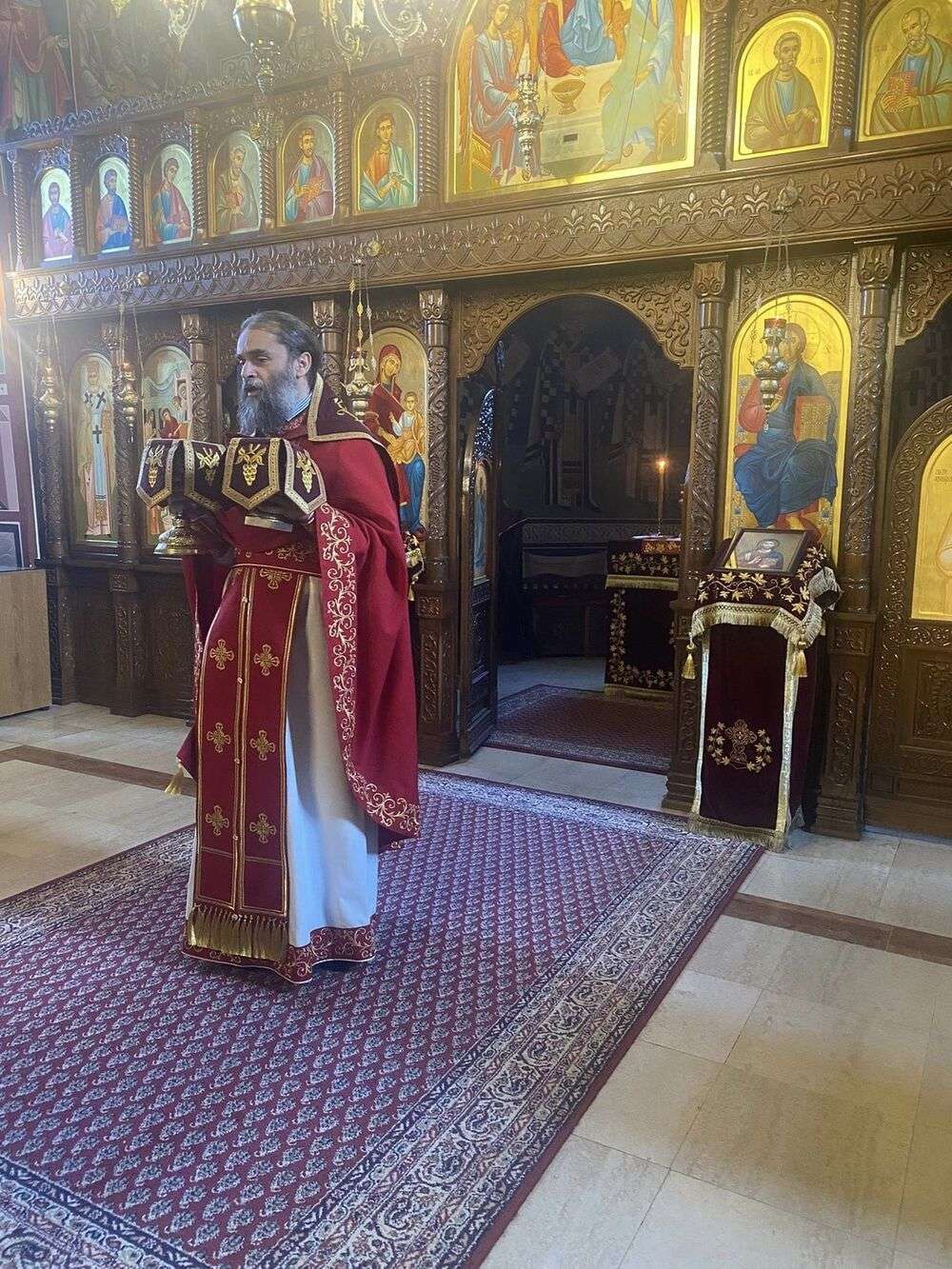 Недеља 26 по Педесетници у манастиру Рајиновцу.