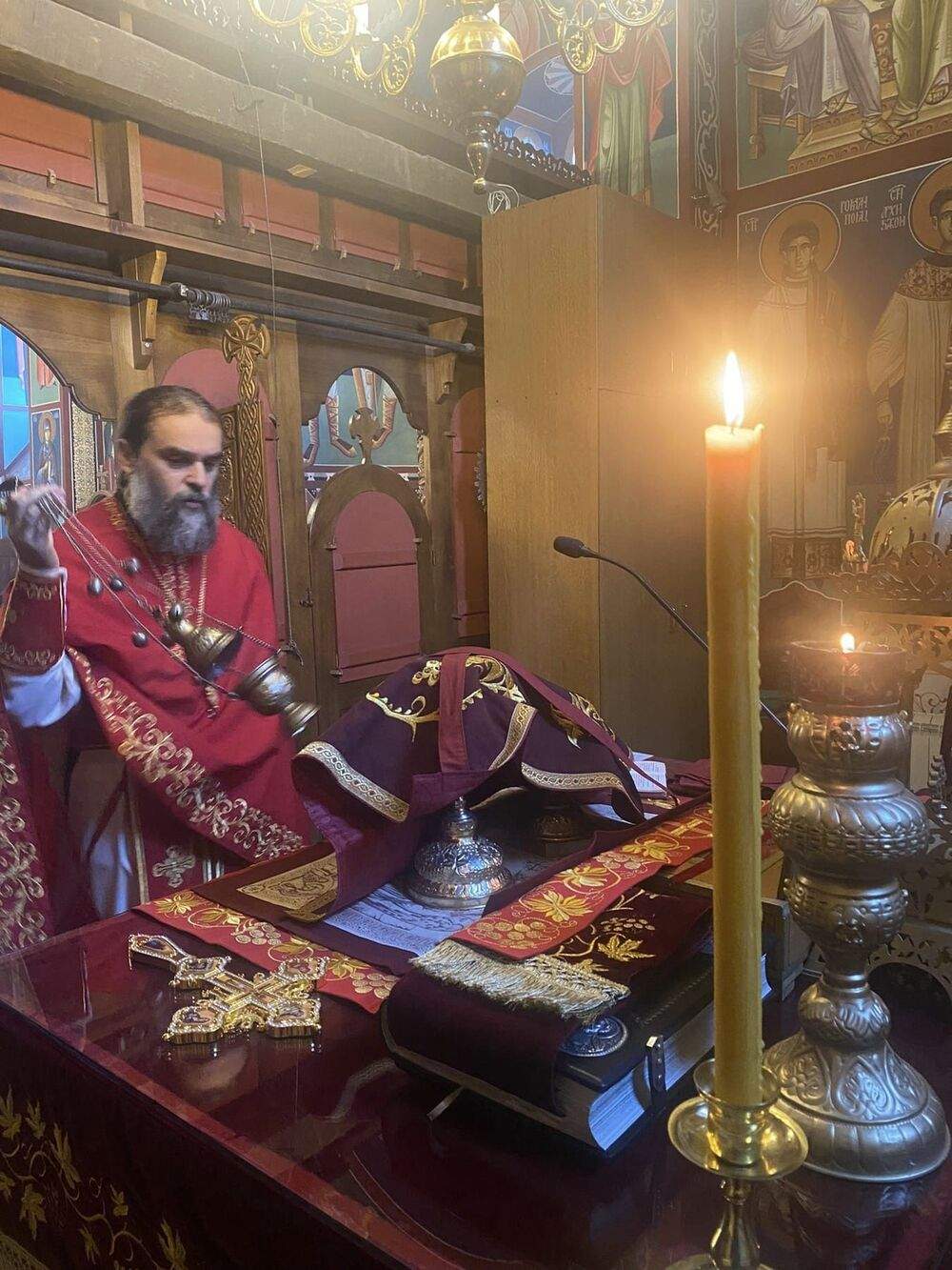 Недеља 26 по Педесетници у манастиру Рајиновцу.