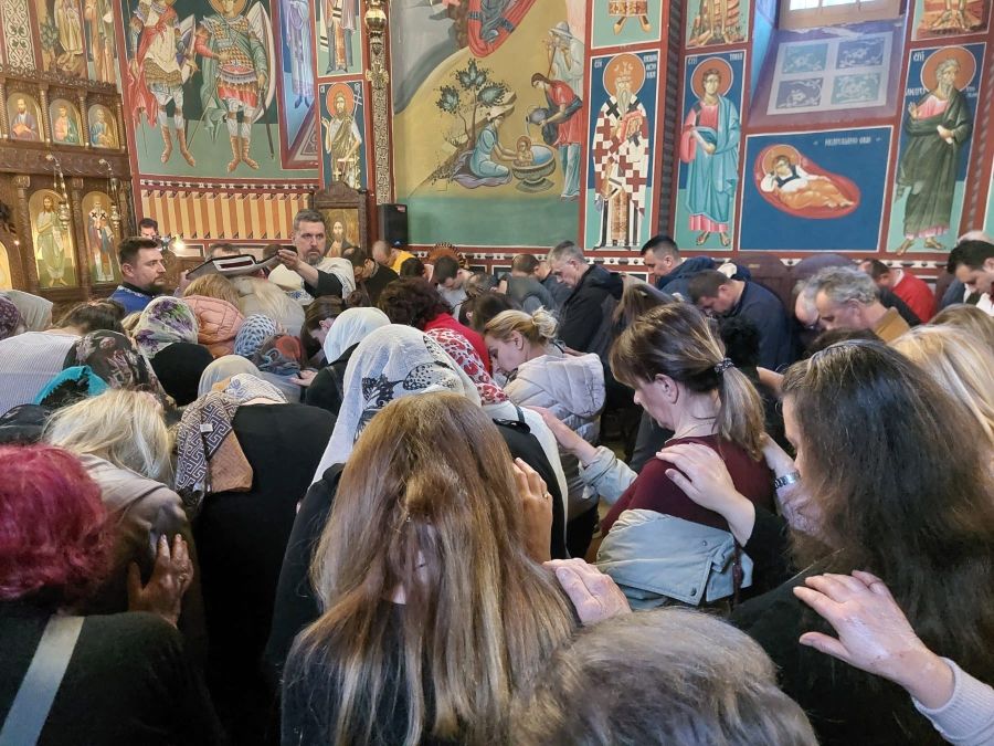 Света Тајна Јелеосвећења - Манастир Рајиновац