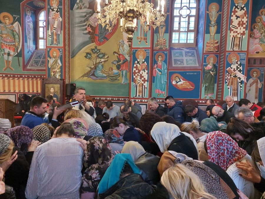 Света Тајна Јелеосвећења - Манастир Рајиновац