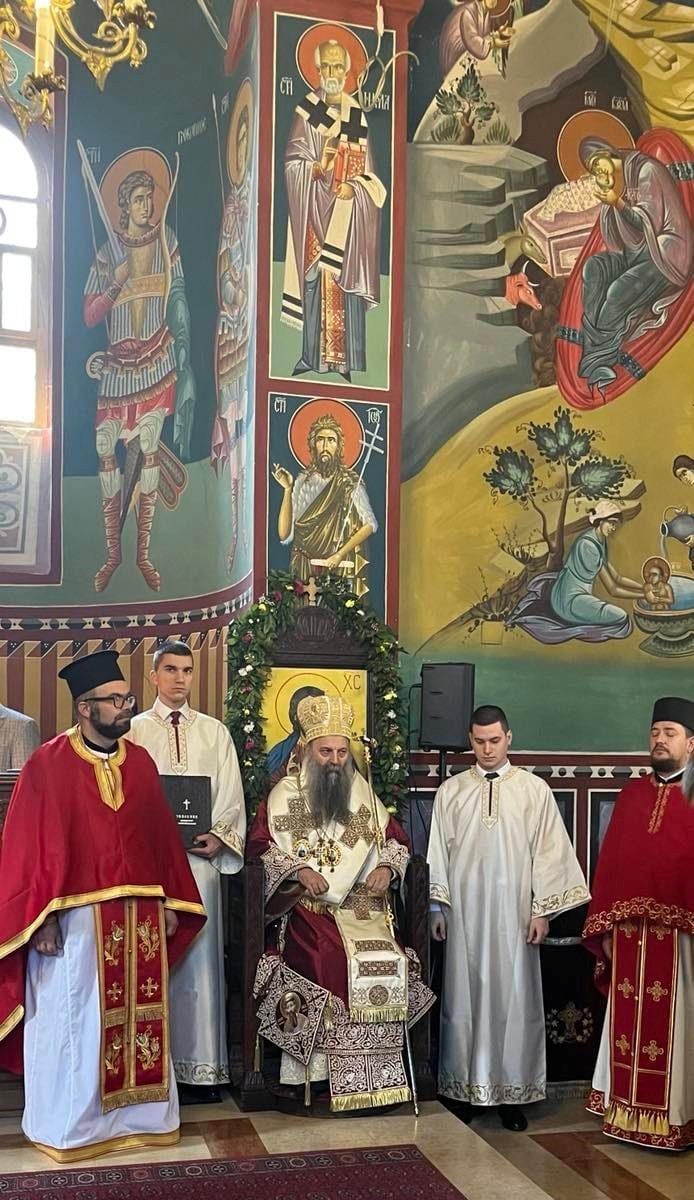 Patrijarh Porfirije u stolici